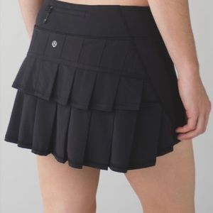 Lululemon Black Tennis Style Skirt